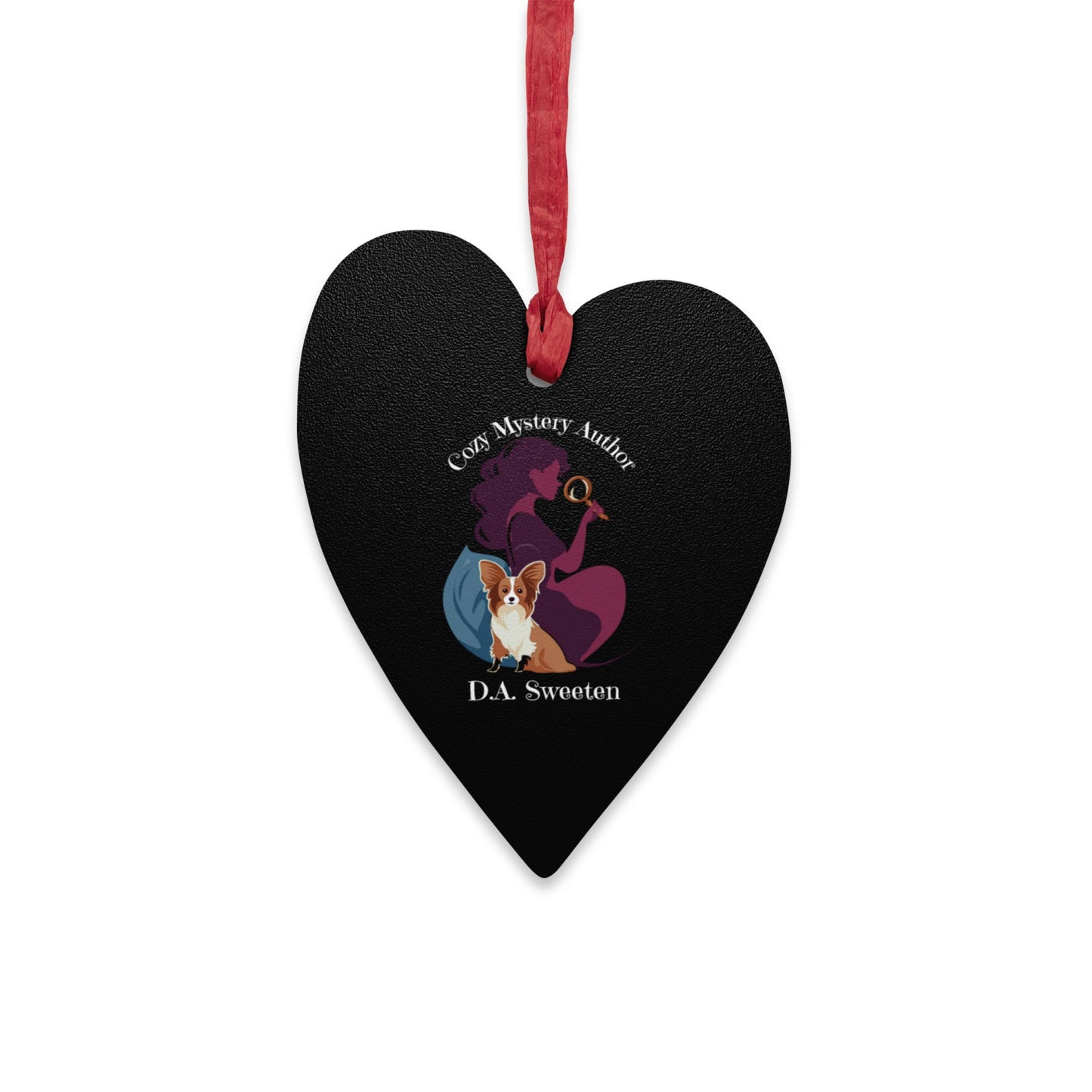 D.A. Sweeten Cozy Mystery Wooden Ornament for Holiday Cheer, Personalized Home Decor, Gift for Christmas, Engagement, Family Celebrations