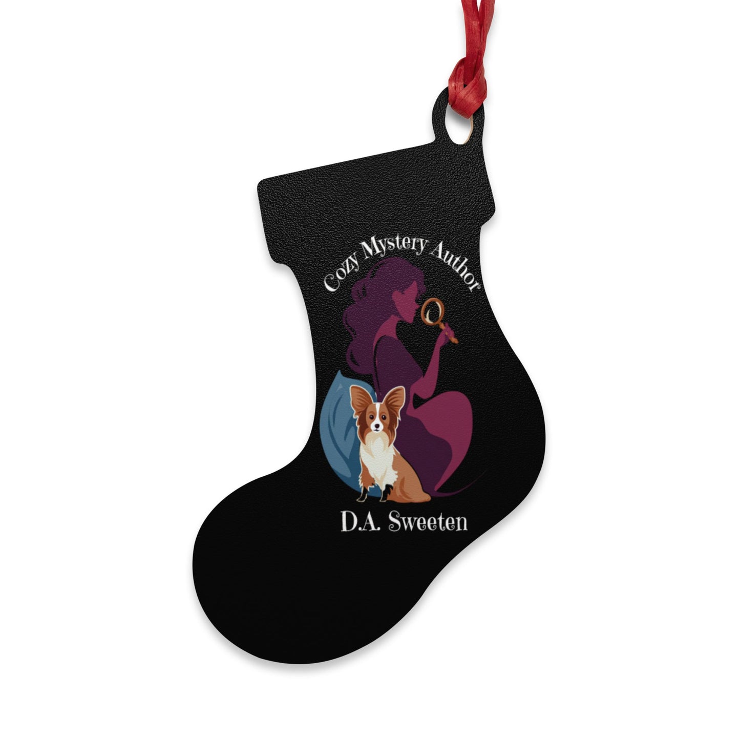 D.A. Sweeten Cozy Mystery Wooden Ornament for Holiday Cheer, Personalized Home Decor, Gift for Christmas, Engagement, Family Celebrations