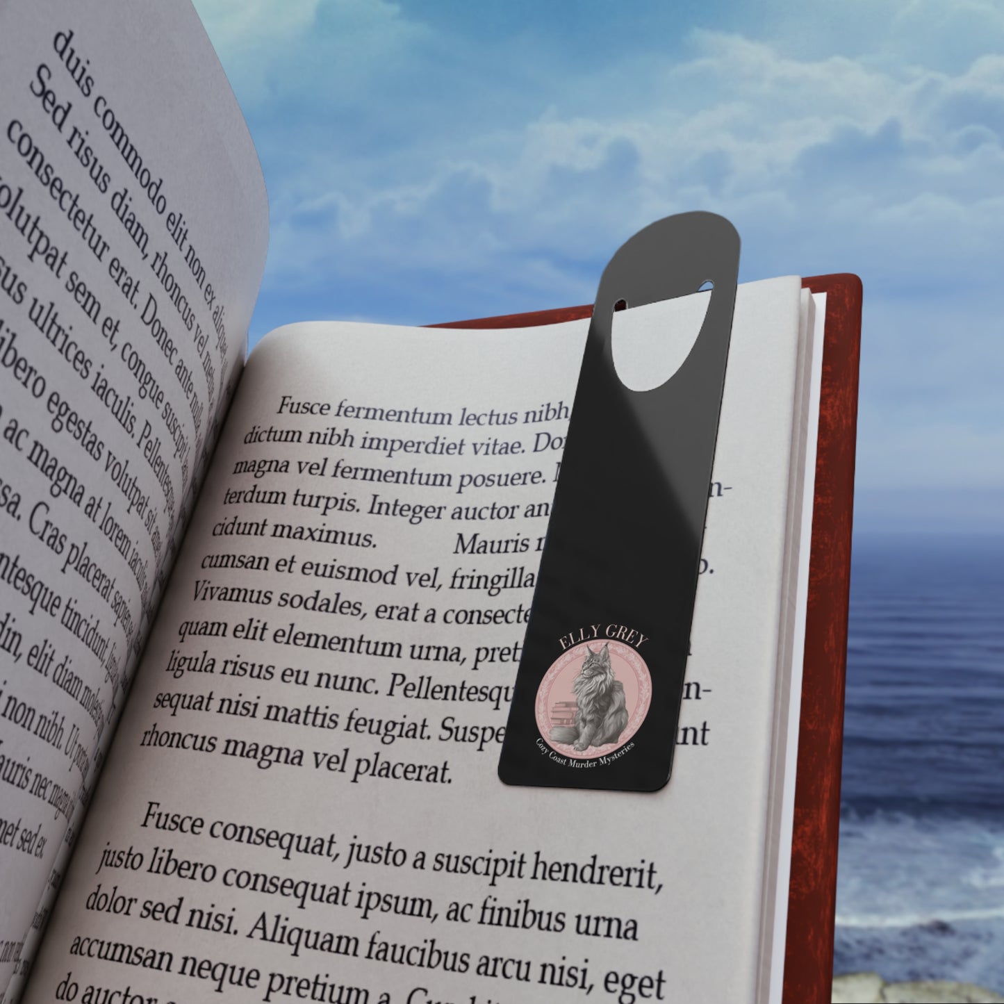 Elly Grey Cozy Coast Mysteries Aluminum Bookmark