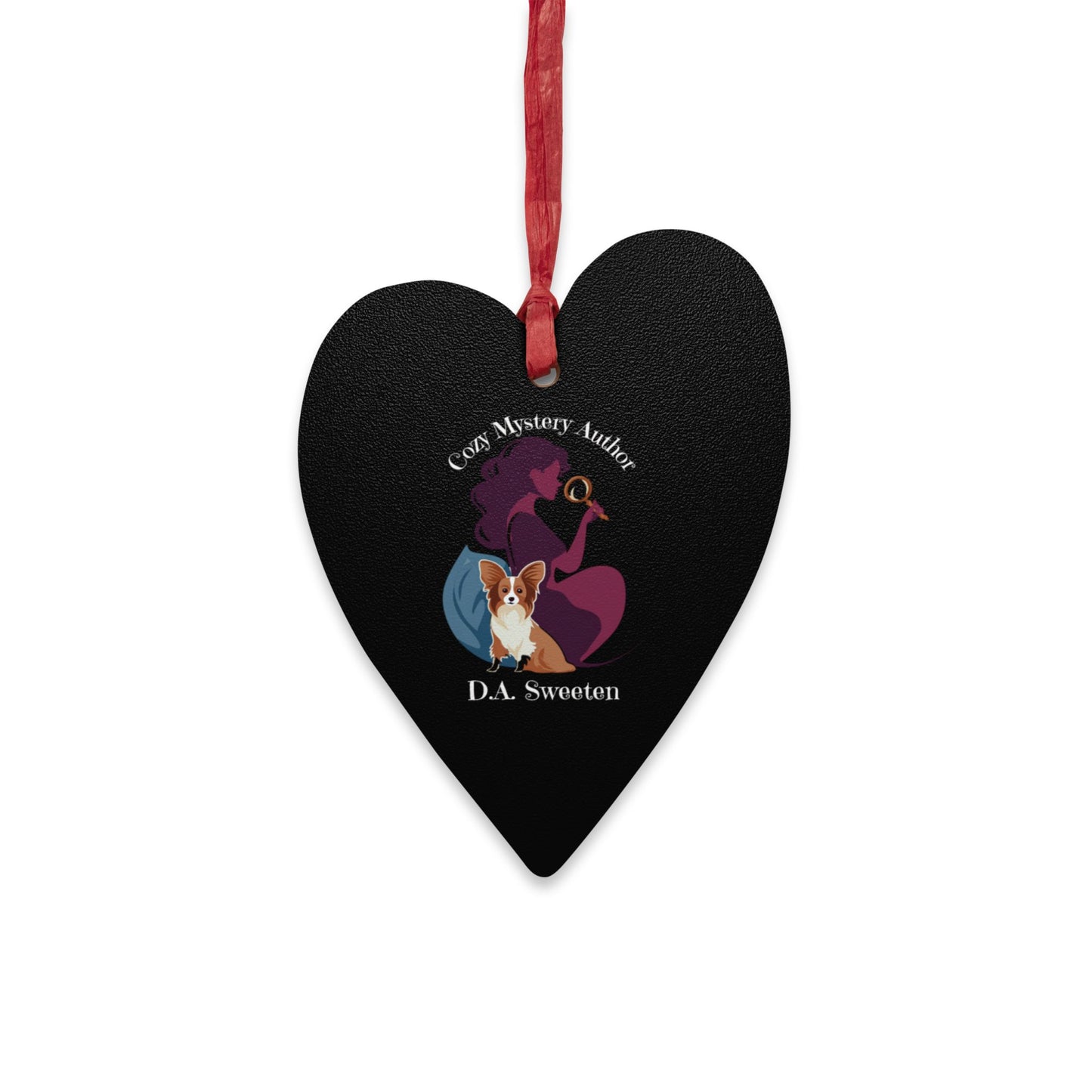 D.A. Sweeten Cozy Mystery Wooden Ornament for Holiday Cheer, Personalized Home Decor, Gift for Christmas, Engagement, Family Celebrations