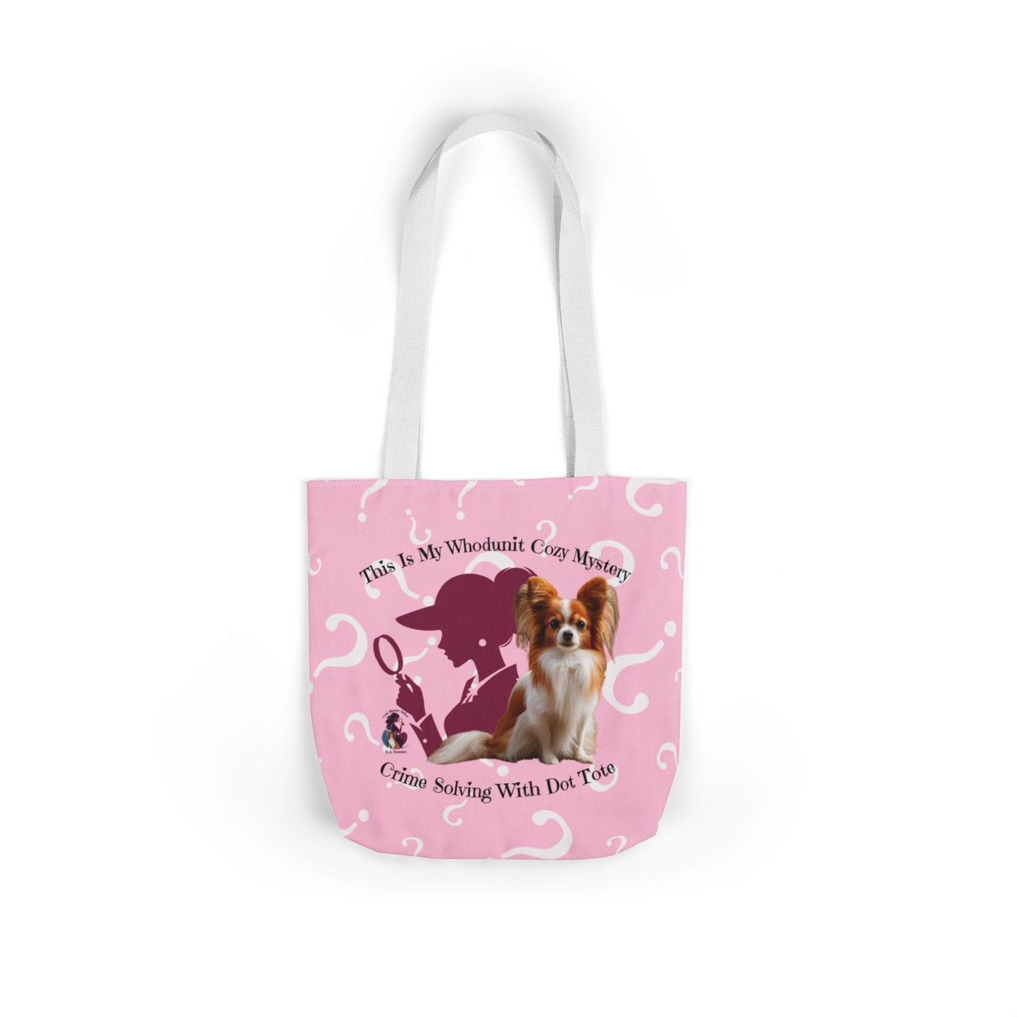 This Is My Whodunit Tote — Cozy Mystery With Dot Canvas Bag