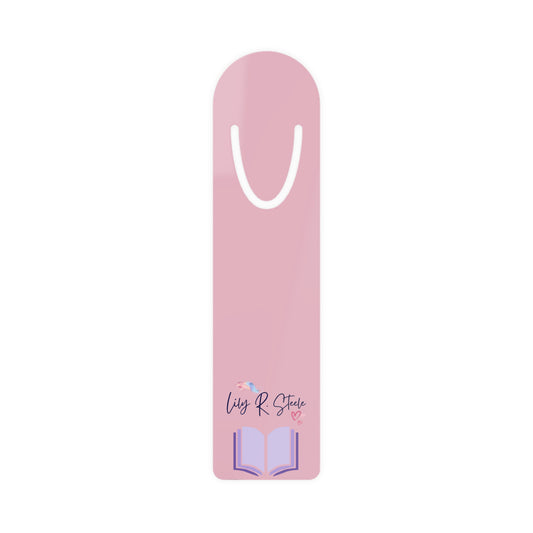 Lily R. Steele Signature Blush Bookmark for Book Lovers