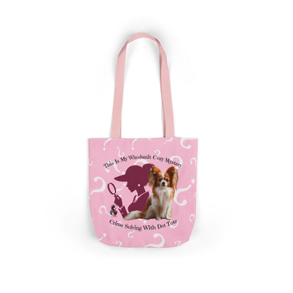 This Is My Whodunit Tote — Cozy Mystery With Dot Canvas Bag