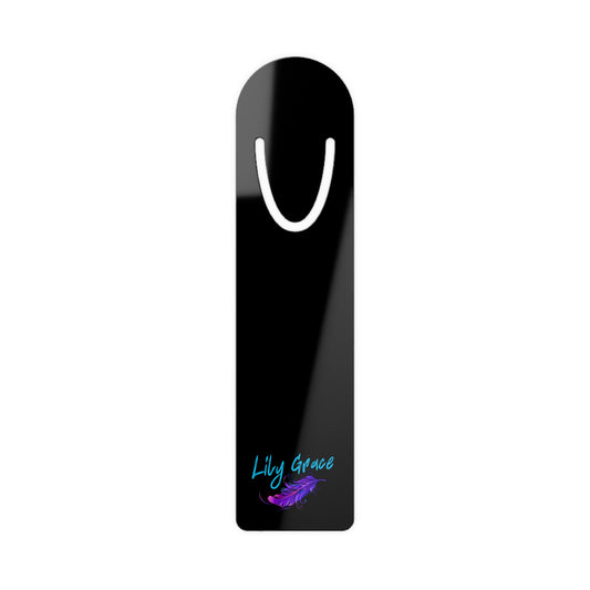 Lily Grace Aluminum Bookmark - Signature Feather