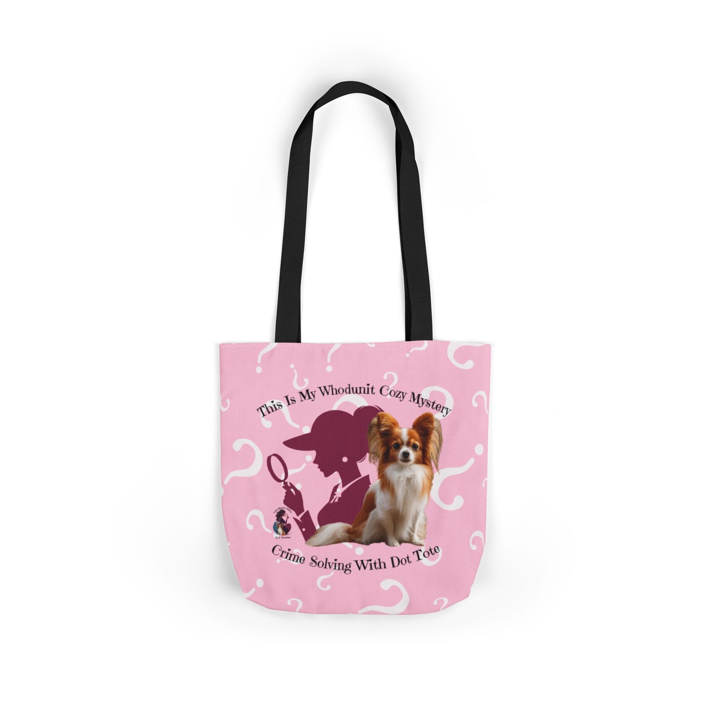 This Is My Whodunit Tote — Cozy Mystery With Dot Canvas Bag