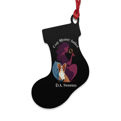 D.A. Sweeten Cozy Mystery Wooden Ornament for Holiday Cheer, Personalized Home Decor, Gift for Christmas, Engagement, Family Celebrations