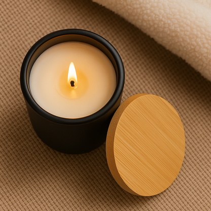 Cozy Mystery Candle — “Just One More Chapter with Angel D. Chase” 14 oz Soy Candle Laser-Engraved Glass