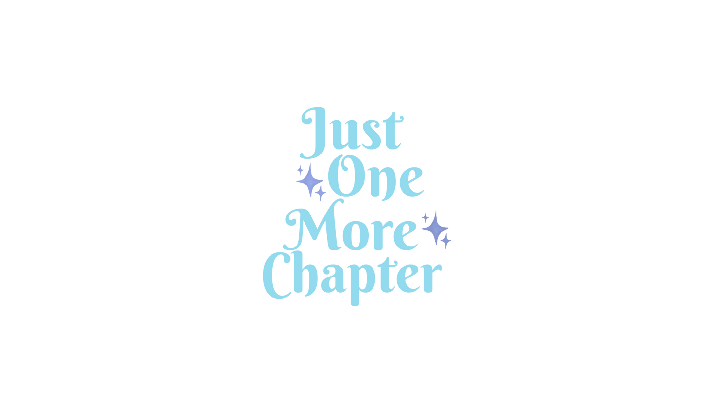 Hoodie "Just One More Chapter" – Cozy Reader Pullover