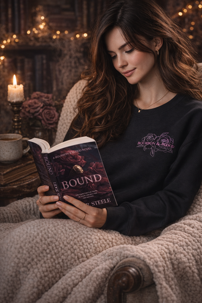 Bourbon & Blood Roses Crewneck Sweatshirt