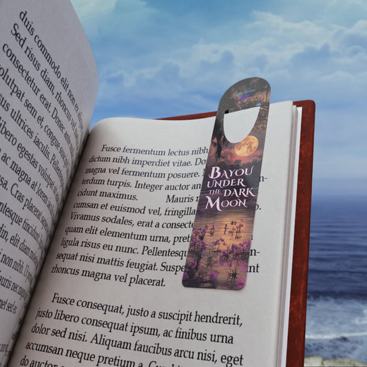 Bayou Under the Dark Moon Aluminum Bookmark – Whispers of the Quarter Collection